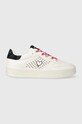 Desigual sneakersy imitacja skóry licowej biały 23WSKP08.1000