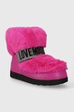 Love Moschino śniegowce SKIBOOT20 JA24202G0HJW0604 różowy AW23