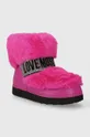 Μπότες χιονιού Love Moschino SKIBOOT20 ροζ