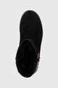 Love Moschino śniegowce zamszowe WINTER30 czarny JA24423H0HJA5000