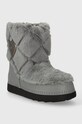 Love Moschino cizme de iarna SKIBOOT20 JA24242G0HJW0020 gri AW23