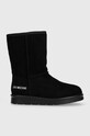 Love Moschino śniegowce WINTER30 brak zapięcia czarny JA24453H0HJA5000