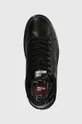fekete Love Moschino bőr sportcipő BOLD40