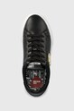 Δερμάτινα αθλητικά παπούτσια Love Moschino HEART45 μαύρο JA15914G0HIA0000