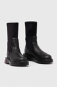 Μποτάκια Love Moschino SQUARE40 JA24484G0HIM600A μαύρο AW23