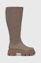 Steve Madden kozaki skórzane Mana nieocieplane beżowy SM11002143.022