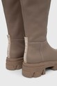 Obuwie Steve Madden kozaki skórzane Mana SM11002143.022 beżowy