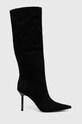 Steve Madden csizma Intruder tűsarok fekete SM11002591.001