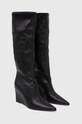 Steve Madden cizme Showout SM11002594.001 negru AW23