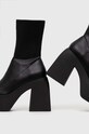 Obuwie Steve Madden botki Tekno SM11002608.001 czarny