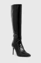 Elegantni škornji Steve Madden Lovable črna