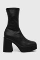 Steve Madden botine Low Phoenix peste 8 cm negru SM11002629.001