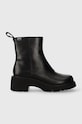 Δερμάτινες μπότες Camper Milah 5-8 cm μαύρο K400725.001