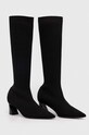 Patrizia Pepe csizma 2Y0014.K156.K103 fekete AW23