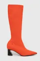 oranžna Elegantni škornji Patrizia Pepe Ženski