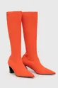 Elegantni škornji Patrizia Pepe oranžna