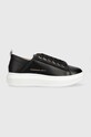 Usnjene superge Alexander Smith WEMBLEY Platforma črna ASAYE1D06BLK