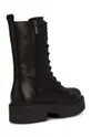 čierna Kožené členkové topánky Geox D SPHERICA EC7 M