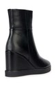 Geox cizme de piele D ELIDEA WEDGE B negru D36VQB.00043.C9999