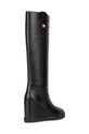 Δερμάτινες μπότες Geox D ELIDEA WEDGE C μαύρο D36VQC.00043.C9999