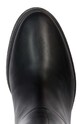 Δερμάτινες μπότες Geox D ELIDEA WEDGE C D36VQC.00043.C9999 μαύρο