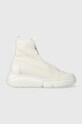 AGL sneakers din piele ELENA platformă alb D938517PGK06891012