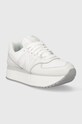New Balance leather sneakers WL574ZFW WL574ZFW white AW23