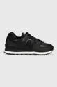 černá Kožené sneakers boty New Balance WL574IB2 Dámský