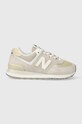 Tenisky New Balance U574FOG semišová kůže béžová U574FOG