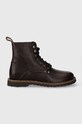 Δερμάτινες μπότες Birkenstock Bryson φλατ καφέ 1025250