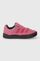 adidas Originals suede sneakers Adimatic flat pink IE7364
