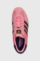pink adidas Originals suede sneakers Gazelle Indoor