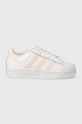 Kožne tenisice adidas Originals SUPERSTAR XLG zrnata koža bijela IF3004