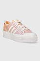 Кеды adidas Originals Nizza Platform розовый