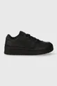 black adidas Originals leather sneakers Forum Bold Women’s
