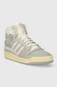 Шкіряні кросівки adidas Originals Forum 84 High сірий