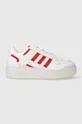 white adidas Originals leather sneakers FORUM XLG Women’s