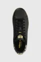 black adidas Originals leather sneakers Stan Smith