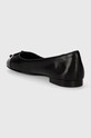 Δερμάτινες μπαλαρίνες Tory Burch CAP-TOE BALLET μαύρο 154511.004