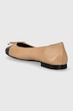 Δερμάτινες μπαλαρίνες Tory Burch CAP-TOE BALLET μπεζ 154513.200