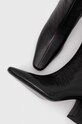 Kožené čižmy Tory Burch BANANA TALL BOOT čierna 154529.006