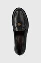 Кожени мокасини Tory Burch CLASSIC LOAFER черен 150907.006