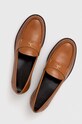 Δερμάτινα μοκασίνια Tory Burch CLASSIC LOAFER καφέ 150907.250