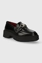 Tommy Hilfiger mokasyny skórzane TH HARDWARE LOAFER FW0FW07329 czarny AW23