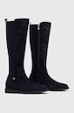 Kozačky Tommy Hilfiger TOMMY ESSENTIALS LONGBOOT FW0FW07476 námořnická modř AW23