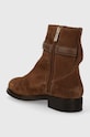 Obuwie Tommy Hilfiger botki zamszowe ELEVATED ESSENT BOOT THERMO SDE FW0FW07482 brązowy