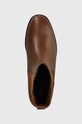 Tommy Hilfiger sztyblety skórzane ELEVATED ESSENT THERMO BOOTIE brązowy FW0FW07483