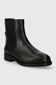 Δερμάτινες μπότες τσέλσι Tommy Hilfiger ELEVATED ESSENT THERMO BOOTIE FW0FW07483 μαύρο AW23