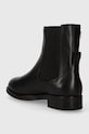 Obuwie Tommy Hilfiger sztyblety skórzane ELEVATED ESSENT THERMO BOOTIE FW0FW07483 czarny