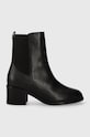 Nízké kozačky Tommy Hilfiger ESSENTIAL CHELSEA THERMO BOOT textilní černá FW0FW07516